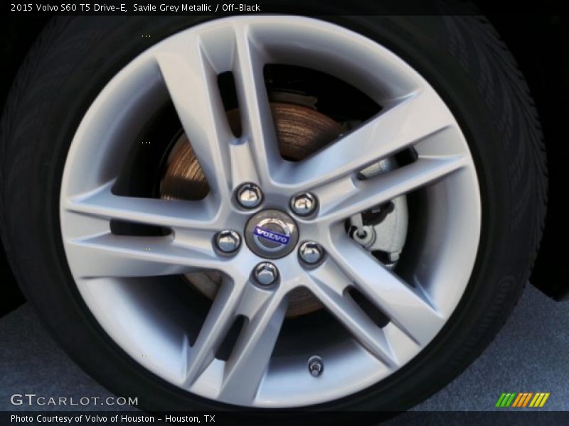 Savile Grey Metallic / Off-Black 2015 Volvo S60 T5 Drive-E