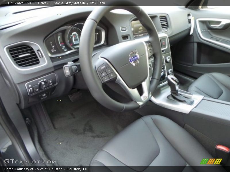 Savile Grey Metallic / Off-Black 2015 Volvo S60 T5 Drive-E