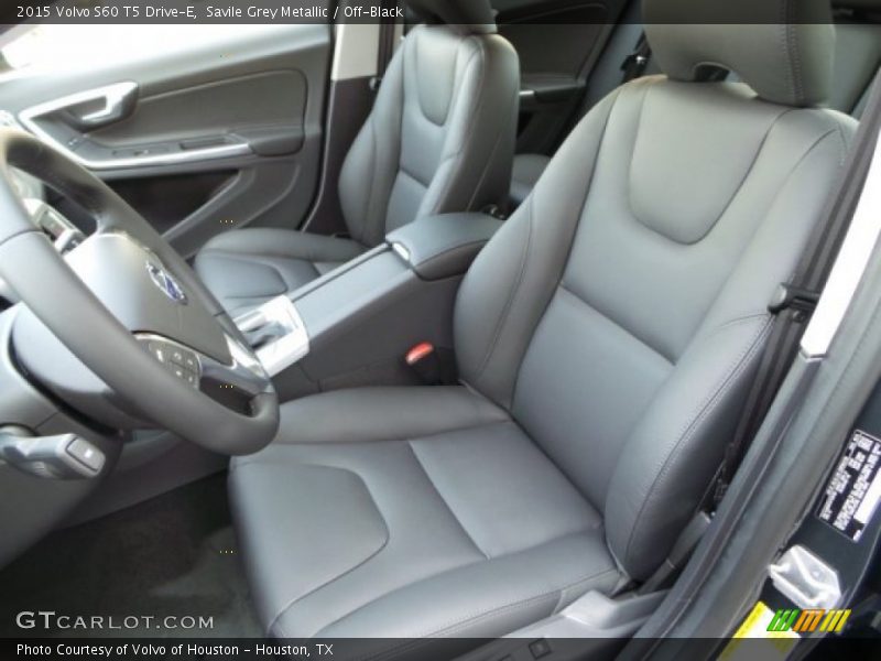 Savile Grey Metallic / Off-Black 2015 Volvo S60 T5 Drive-E