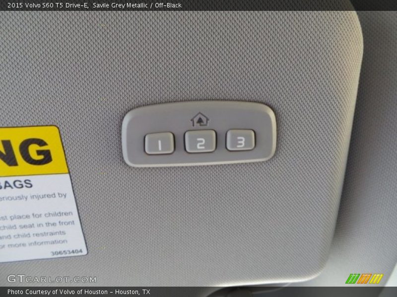 Savile Grey Metallic / Off-Black 2015 Volvo S60 T5 Drive-E