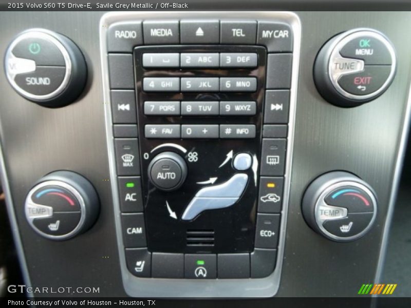 Savile Grey Metallic / Off-Black 2015 Volvo S60 T5 Drive-E