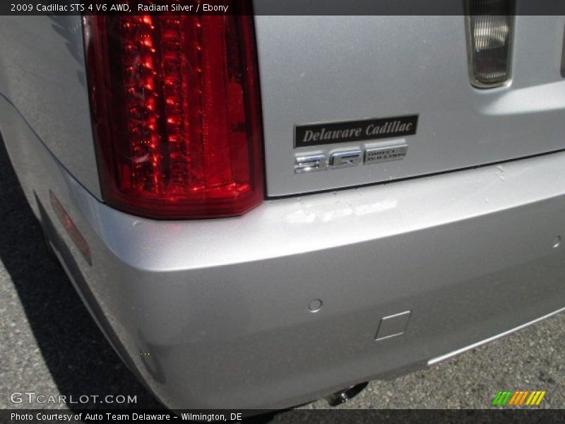 Radiant Silver / Ebony 2009 Cadillac STS 4 V6 AWD