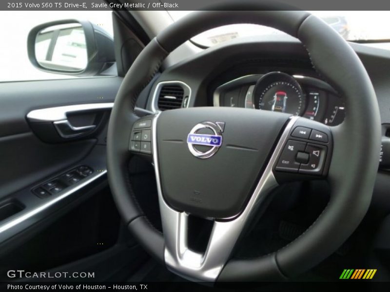 Savile Grey Metallic / Off-Black 2015 Volvo S60 T5 Drive-E