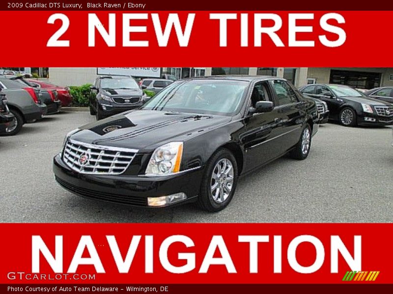 Black Raven / Ebony 2009 Cadillac DTS Luxury