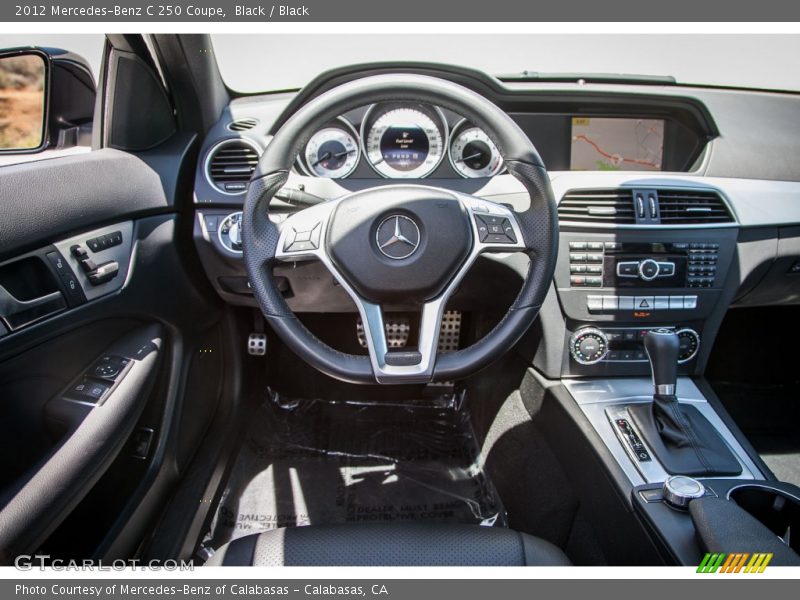 Black / Black 2012 Mercedes-Benz C 250 Coupe