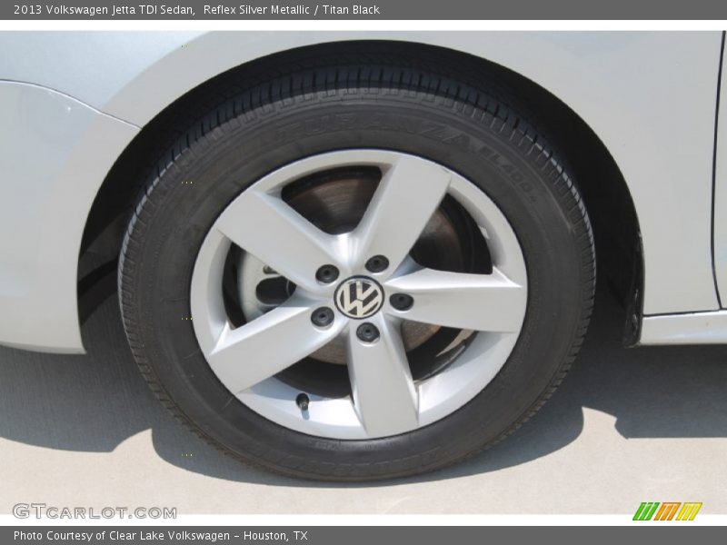 Reflex Silver Metallic / Titan Black 2013 Volkswagen Jetta TDI Sedan