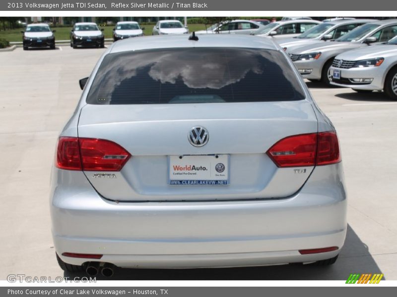 Reflex Silver Metallic / Titan Black 2013 Volkswagen Jetta TDI Sedan