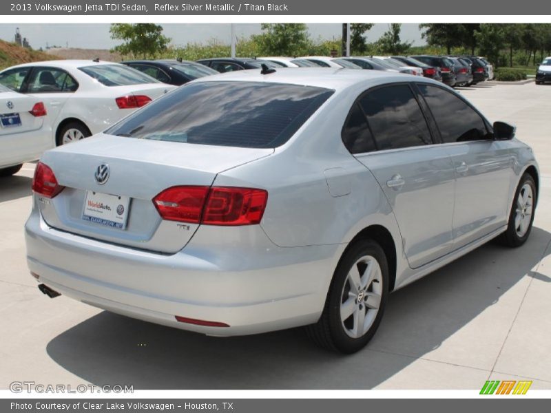 Reflex Silver Metallic / Titan Black 2013 Volkswagen Jetta TDI Sedan