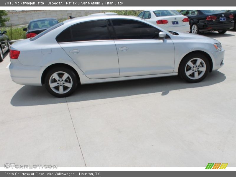 Reflex Silver Metallic / Titan Black 2013 Volkswagen Jetta TDI Sedan
