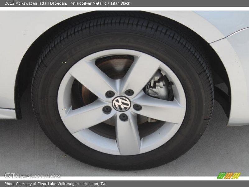 Reflex Silver Metallic / Titan Black 2013 Volkswagen Jetta TDI Sedan