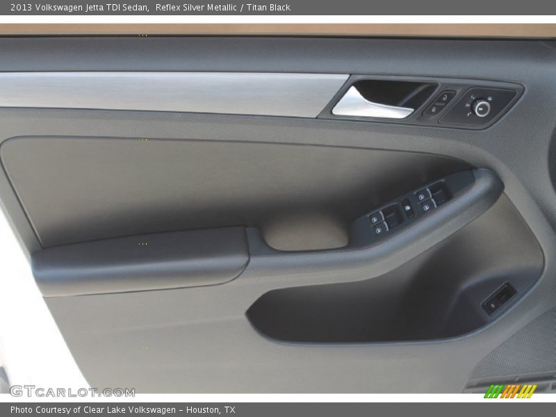 Reflex Silver Metallic / Titan Black 2013 Volkswagen Jetta TDI Sedan