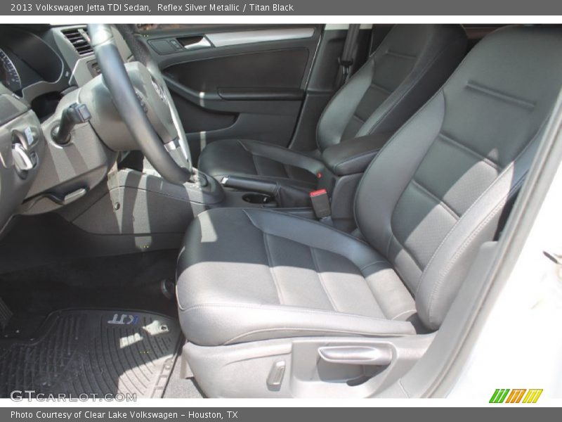 Reflex Silver Metallic / Titan Black 2013 Volkswagen Jetta TDI Sedan
