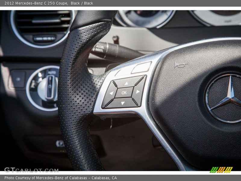 Black / Black 2012 Mercedes-Benz C 250 Coupe