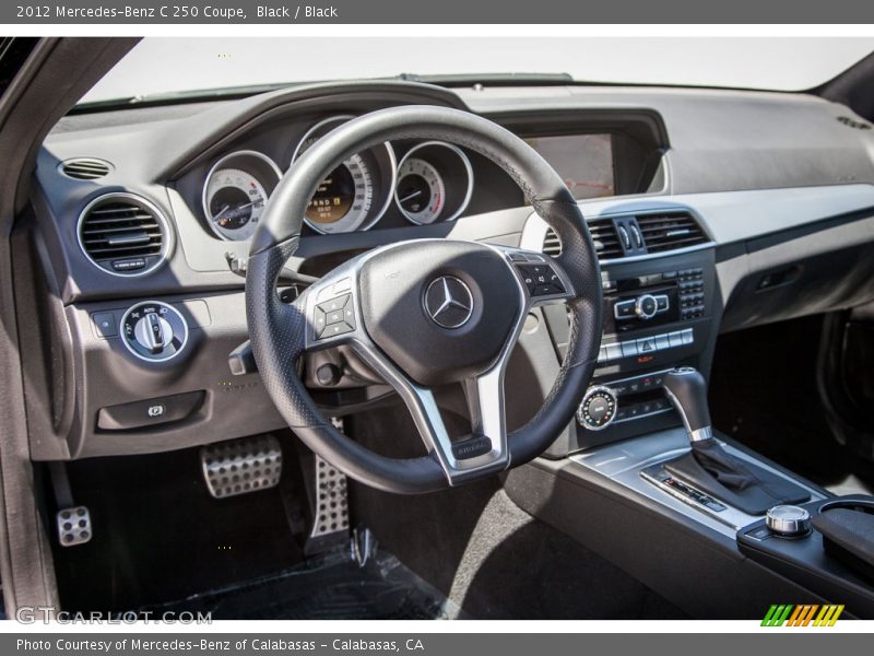 Black / Black 2012 Mercedes-Benz C 250 Coupe