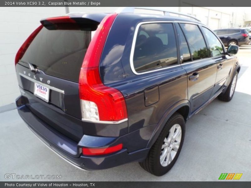 Caspian Blue Metallic / Beige 2014 Volvo XC90 3.2