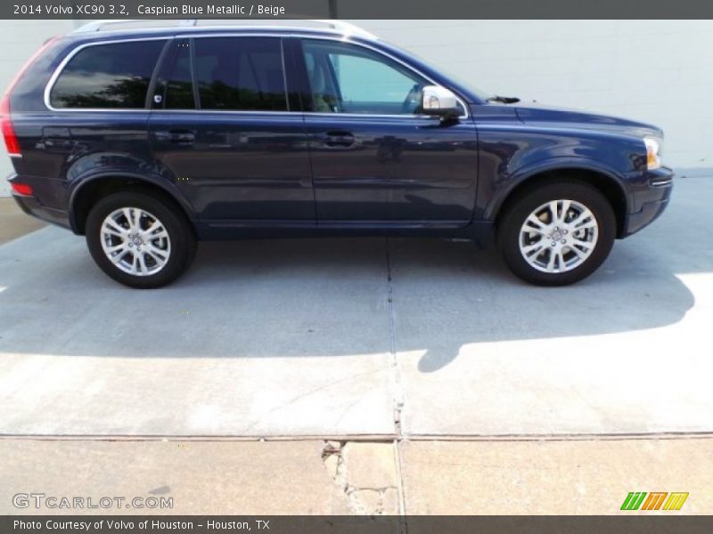 Caspian Blue Metallic / Beige 2014 Volvo XC90 3.2