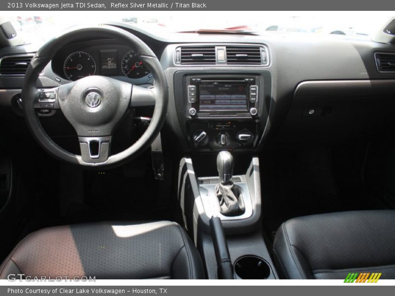 Reflex Silver Metallic / Titan Black 2013 Volkswagen Jetta TDI Sedan