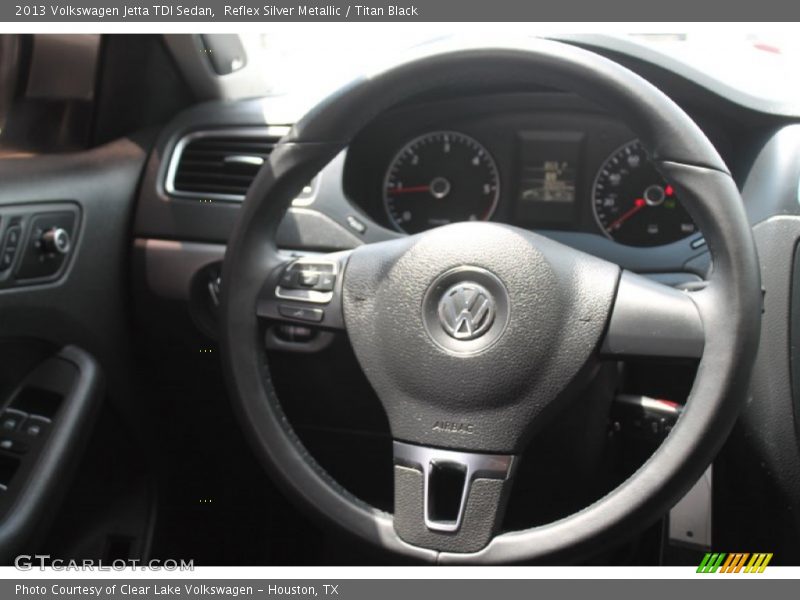 Reflex Silver Metallic / Titan Black 2013 Volkswagen Jetta TDI Sedan