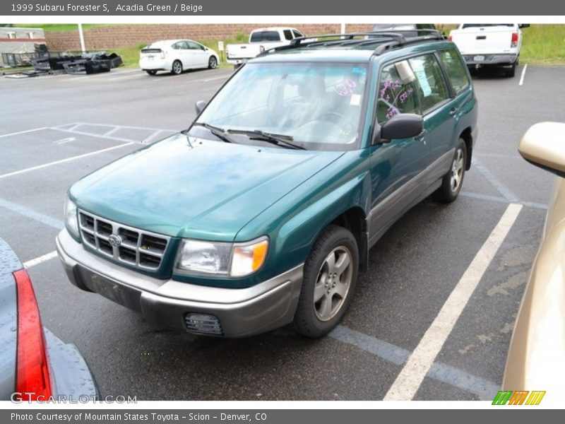 Acadia Green / Beige 1999 Subaru Forester S