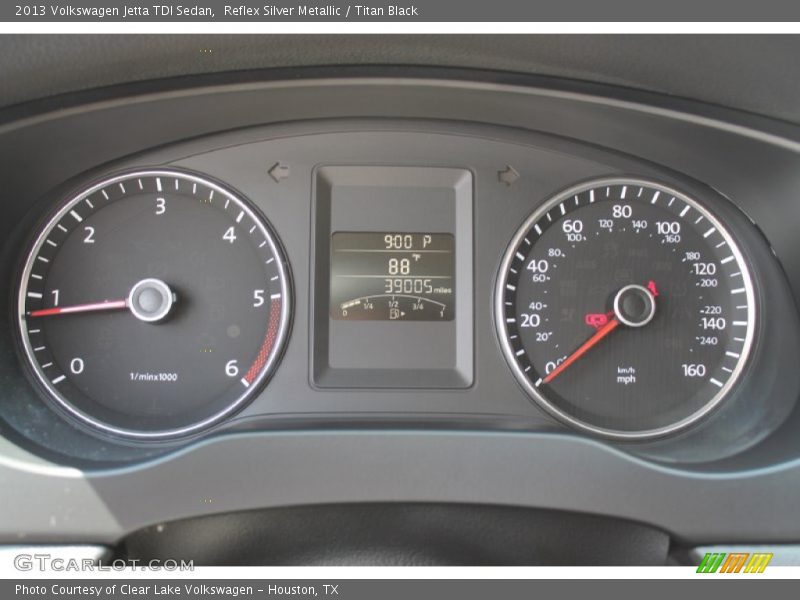 Reflex Silver Metallic / Titan Black 2013 Volkswagen Jetta TDI Sedan