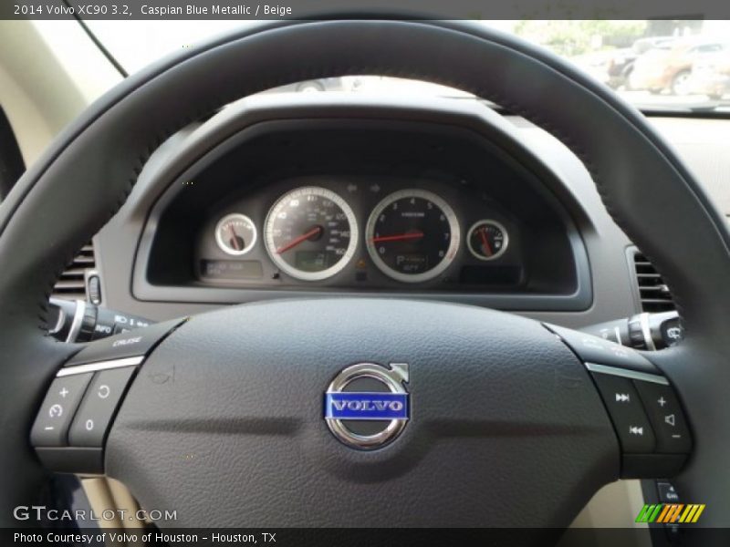 Caspian Blue Metallic / Beige 2014 Volvo XC90 3.2