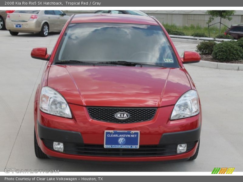 Tropical Red / Gray 2008 Kia Rio Rio5 SX Hatchback