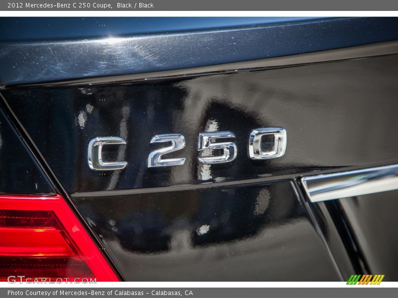 Black / Black 2012 Mercedes-Benz C 250 Coupe