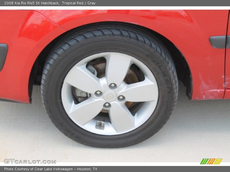 Tropical Red / Gray 2008 Kia Rio Rio5 SX Hatchback