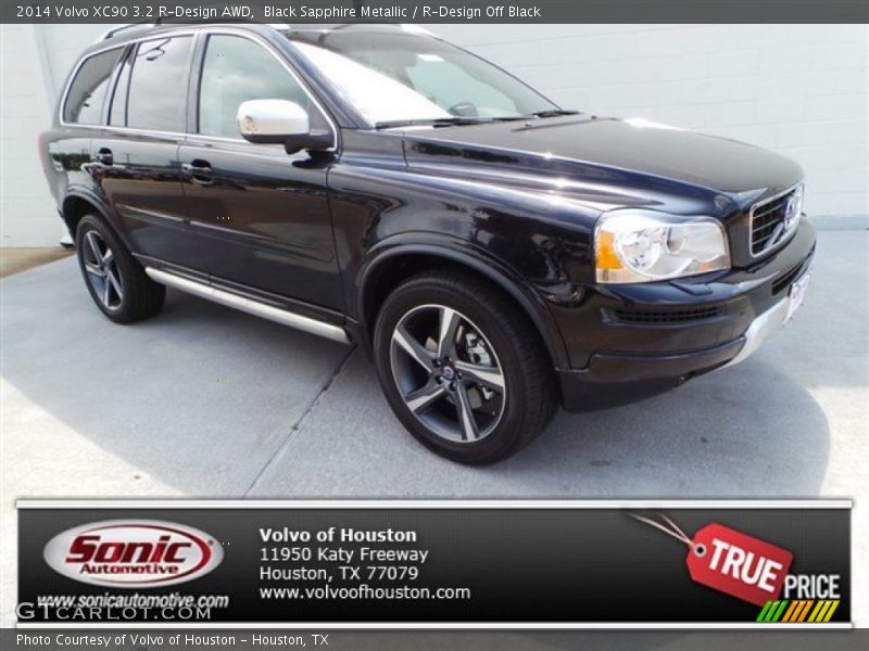 Black Sapphire Metallic / R-Design Off Black 2014 Volvo XC90 3.2 R-Design AWD