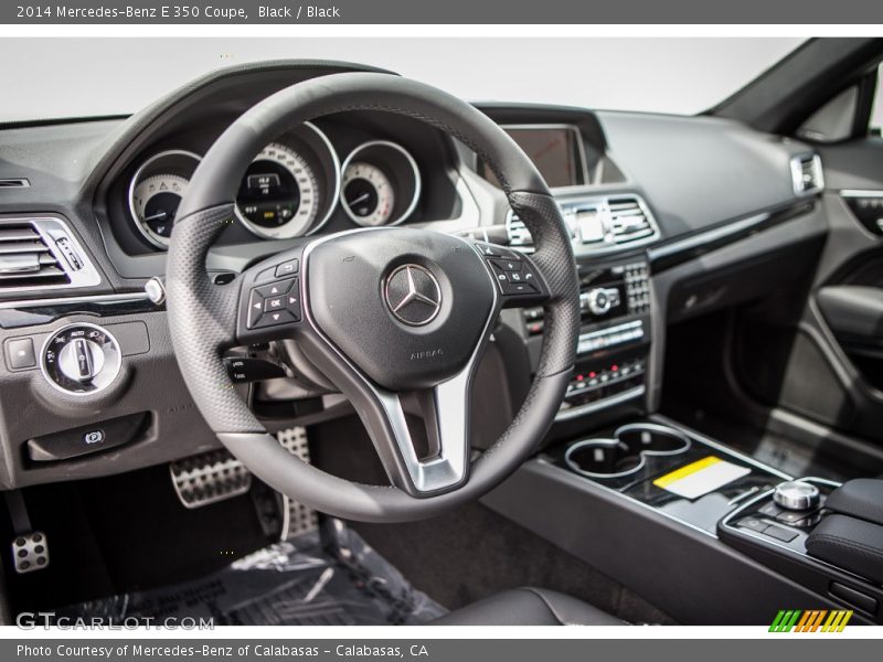 Black / Black 2014 Mercedes-Benz E 350 Coupe