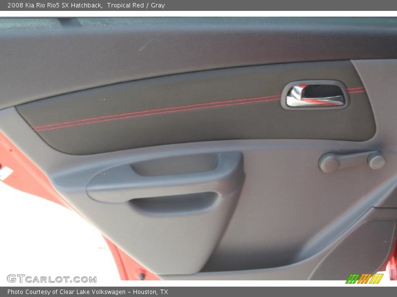 Tropical Red / Gray 2008 Kia Rio Rio5 SX Hatchback