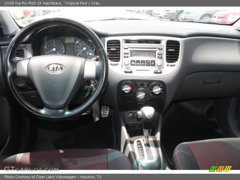 Tropical Red / Gray 2008 Kia Rio Rio5 SX Hatchback
