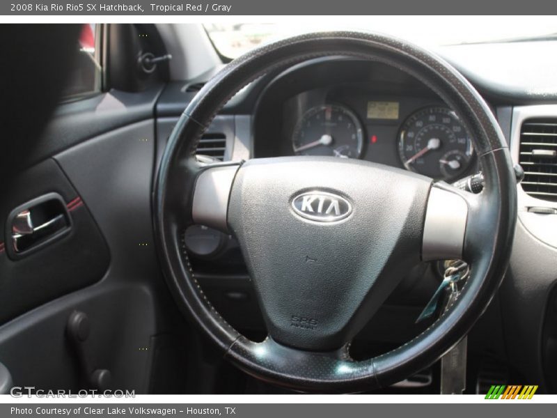 Tropical Red / Gray 2008 Kia Rio Rio5 SX Hatchback