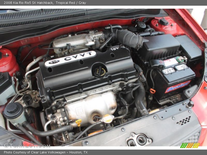 Tropical Red / Gray 2008 Kia Rio Rio5 SX Hatchback