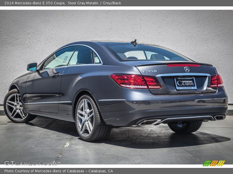 Steel Gray Metallic / Grey/Black 2014 Mercedes-Benz E 350 Coupe