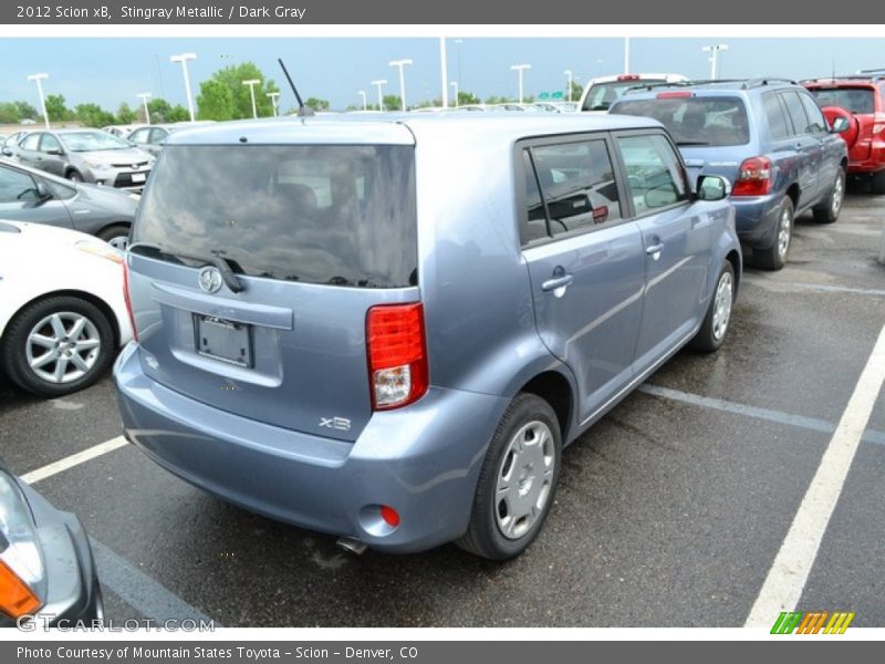 Stingray Metallic / Dark Gray 2012 Scion xB