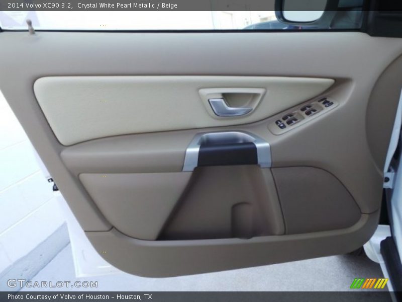 Crystal White Pearl Metallic / Beige 2014 Volvo XC90 3.2