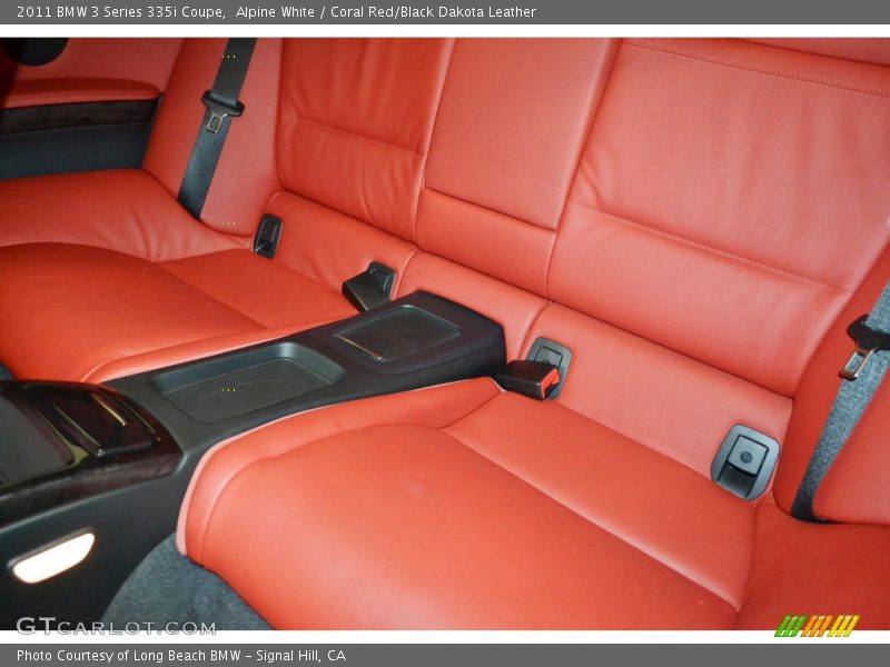 Alpine White / Coral Red/Black Dakota Leather 2011 BMW 3 Series 335i Coupe