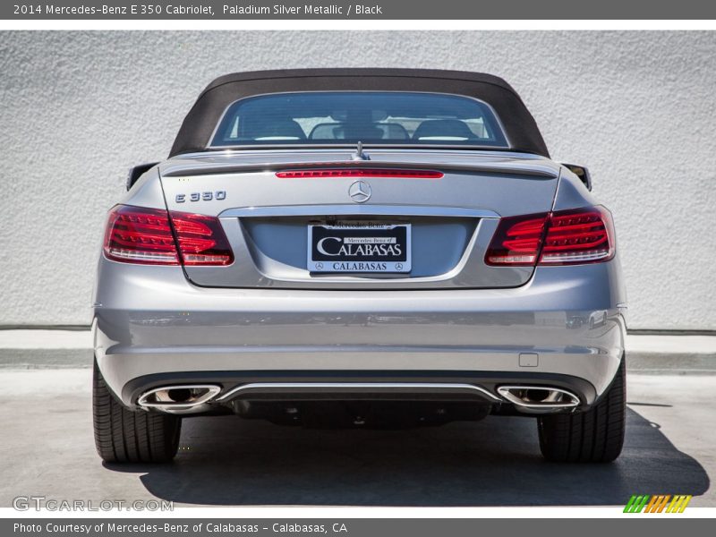 Paladium Silver Metallic / Black 2014 Mercedes-Benz E 350 Cabriolet