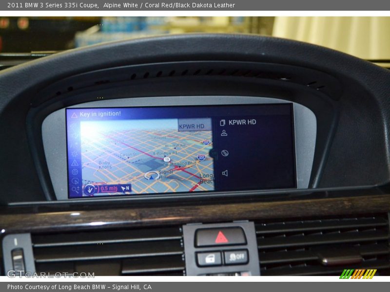 Alpine White / Coral Red/Black Dakota Leather 2011 BMW 3 Series 335i Coupe