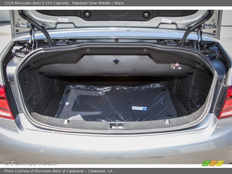 Paladium Silver Metallic / Black 2014 Mercedes-Benz E 350 Cabriolet