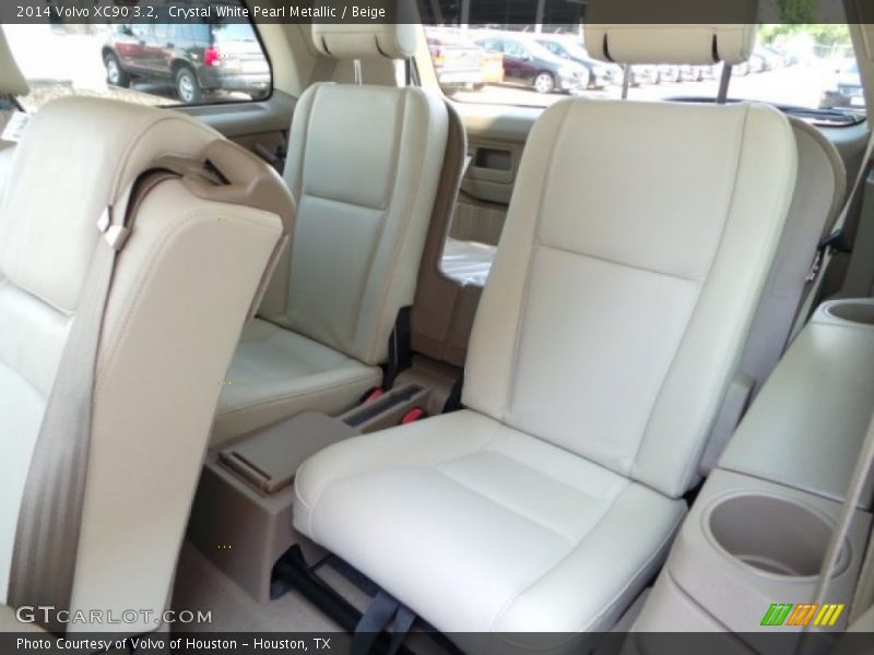 Crystal White Pearl Metallic / Beige 2014 Volvo XC90 3.2
