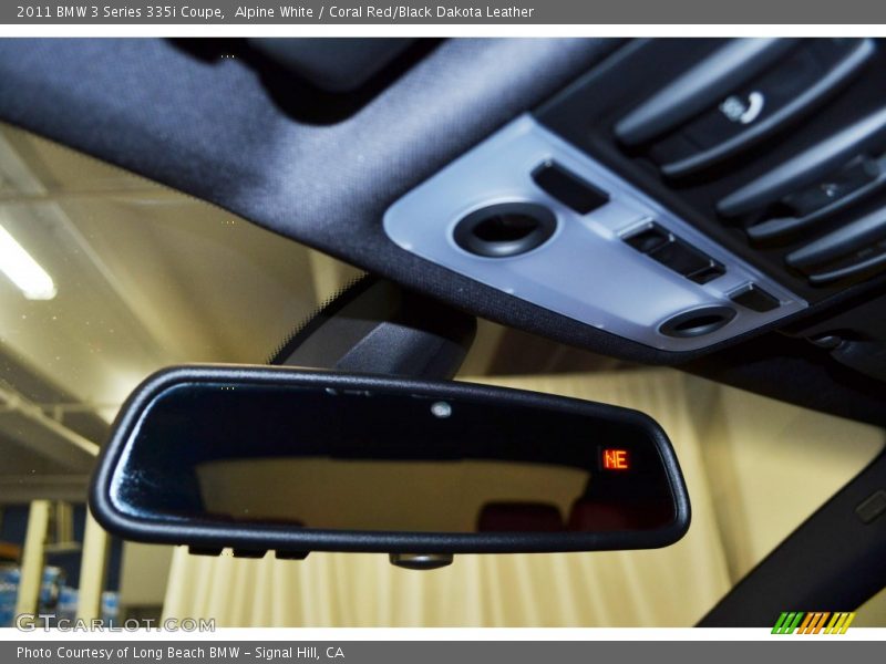 Alpine White / Coral Red/Black Dakota Leather 2011 BMW 3 Series 335i Coupe