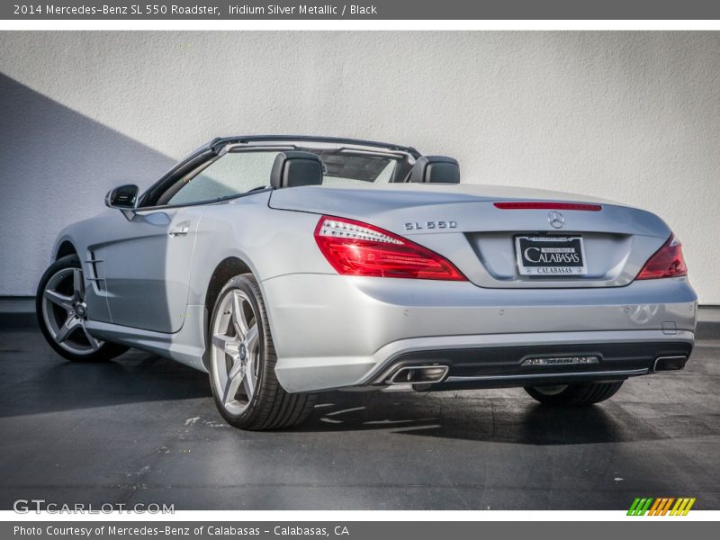 Iridium Silver Metallic / Black 2014 Mercedes-Benz SL 550 Roadster
