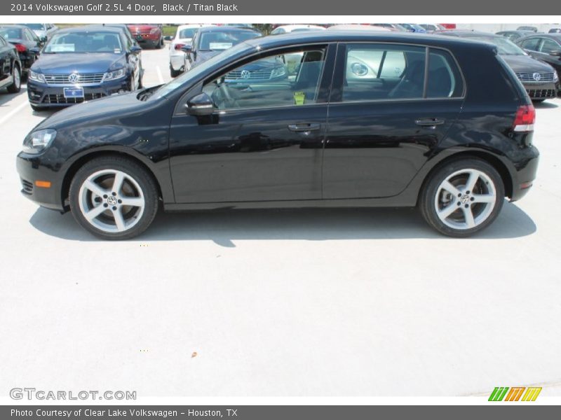 Black / Titan Black 2014 Volkswagen Golf 2.5L 4 Door