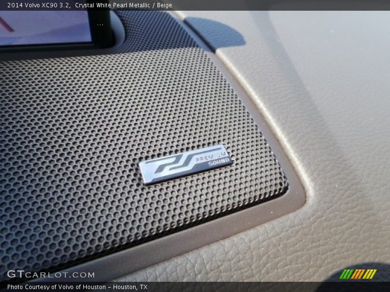 Crystal White Pearl Metallic / Beige 2014 Volvo XC90 3.2
