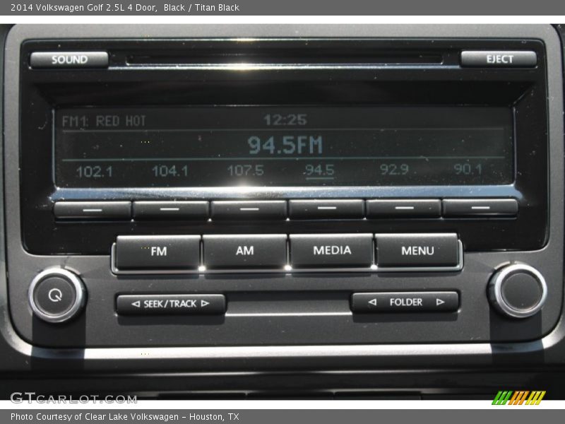 Black / Titan Black 2014 Volkswagen Golf 2.5L 4 Door