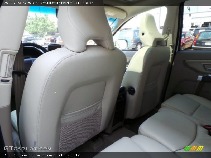 Crystal White Pearl Metallic / Beige 2014 Volvo XC90 3.2