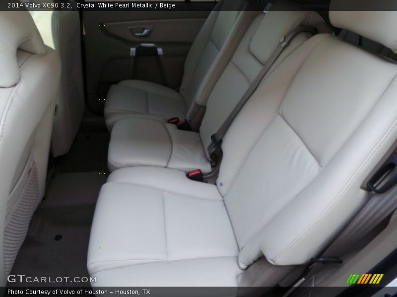Crystal White Pearl Metallic / Beige 2014 Volvo XC90 3.2