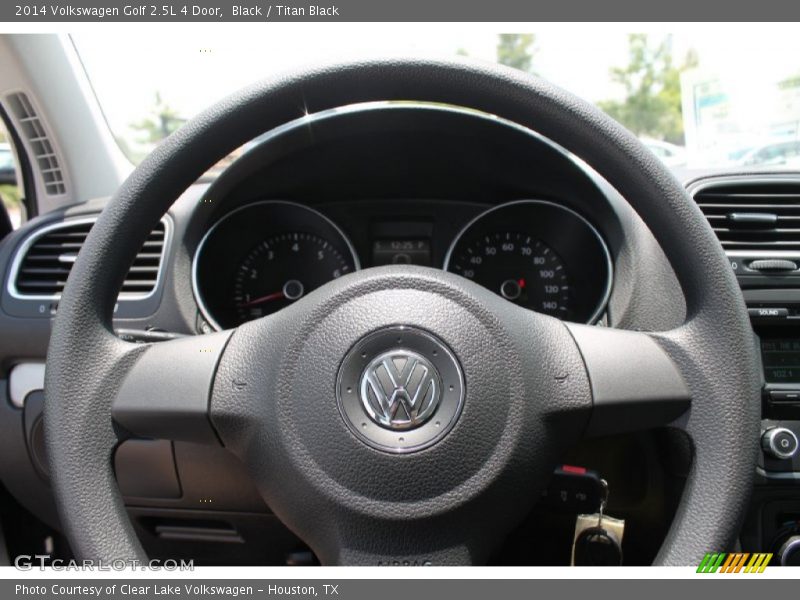 Black / Titan Black 2014 Volkswagen Golf 2.5L 4 Door